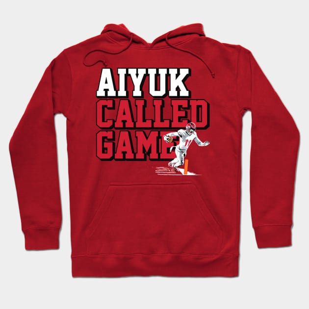 Brandon Aiyuk Called Game Hoodie by Chunta_Design